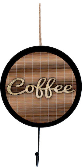 Uncle George Wall Hanger Wooden Brown 16.5x23cm