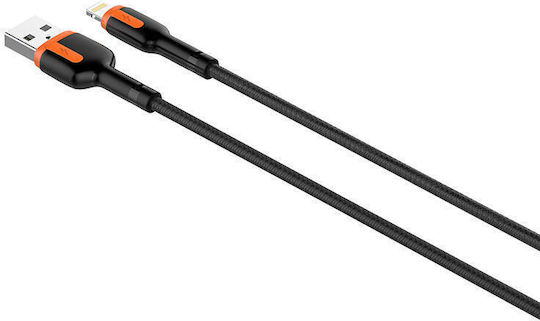 Ldnio Regular USB-A la Cablu Lightning Gri 1m (uniw-5905316143630)