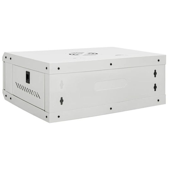vidaXL Монтиран на стена Рак кабинет 4U 53x40x21см Сив 30257