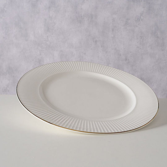 MSA Farfurie joasă Ceramică Alb cu Diametru 26.5cm 2buc MSA Farfurie joasă Ceramică Alb cu Diametru 26.5cm 2buc