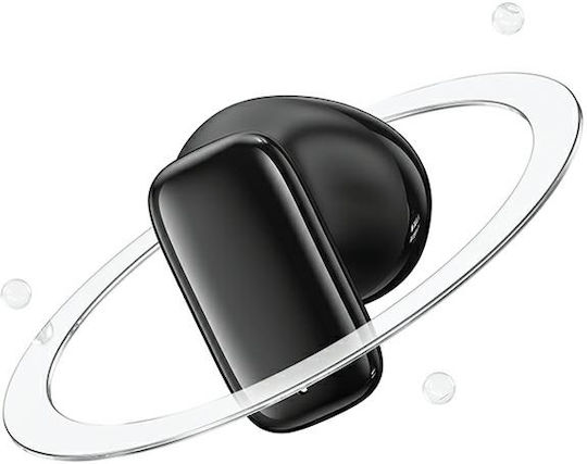 Usams ID25 Earbud Bluetooth Handsfree Ακουστικά με Θήκη Φόρτισης Μαύρα