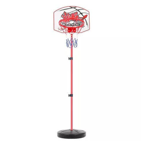 Basketballkorb-Set 2 in 1 Zielzubehör verstellbare Höhe Rückwand 73-146x39x39 cm Kruzzel