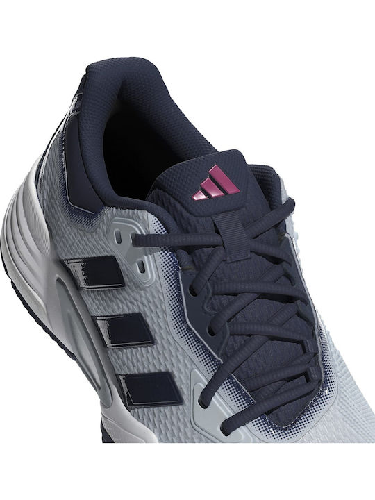Men's Tennis Shoes Adidas Solematch Control 2 Halo Blue Dark Blue Cloud White