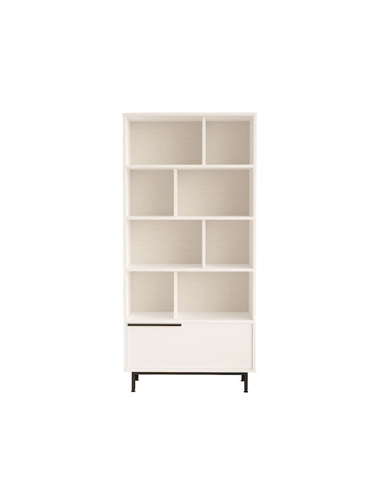 Етажерка Mells Бял 29.5x83.9x175.6см.