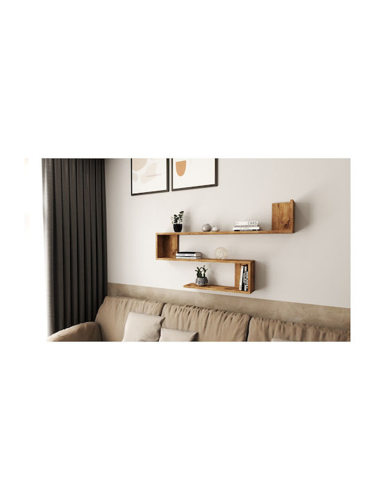 Wandregal Ealing Kiefer 120x14,5x71,4cm