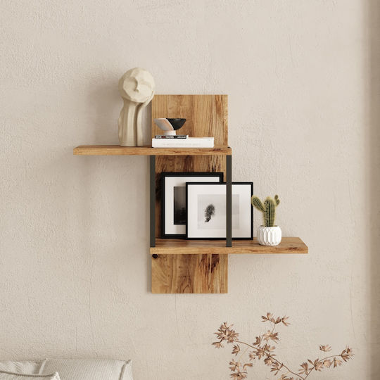 Wall Shelf Derry Particleboard/Metal 66x19.5x60cm