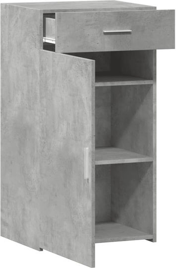 Hängeschrank fürs Wohnzimmer aus Spanplatte Grau 50x42,5x93 cm
