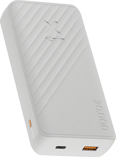 Xtorm Go2 Power Bank 20000mAh 15W με Θύρα USB-A και Θύρα USB-C Λευκό