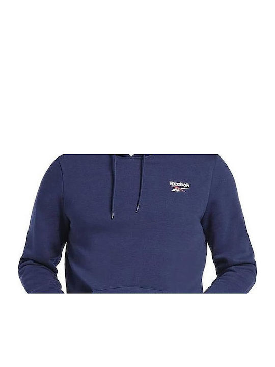 Identity Small Φούτερ με Κουκούλα Navy Μπλε