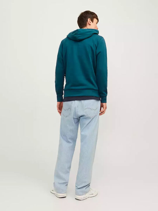 Φούτερ με Κουκούλα Deep Teal