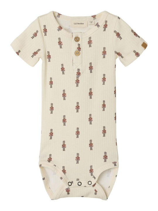 Lil' Atelier Baby Bodysuit Set Short-Sleeved Toy Soldier Turtledove