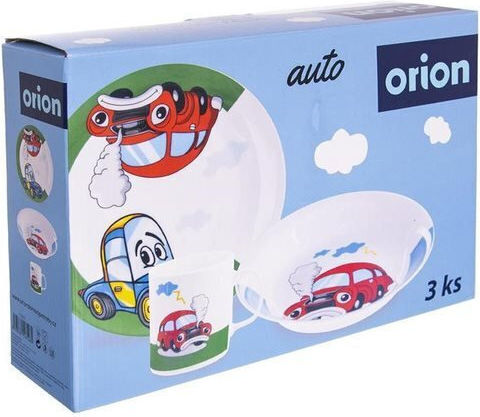 Orion Strom Σετ Φαγητού από Πορσελάνη Πολύχρωμο 3τμχ