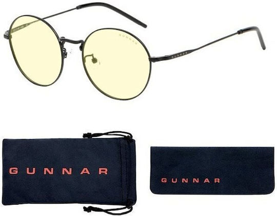 Gunnar Ellipse Onyx Amber Glass