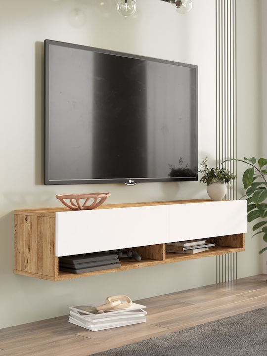 TV Stand Solva Pine L140xW31.6xH29.6cm