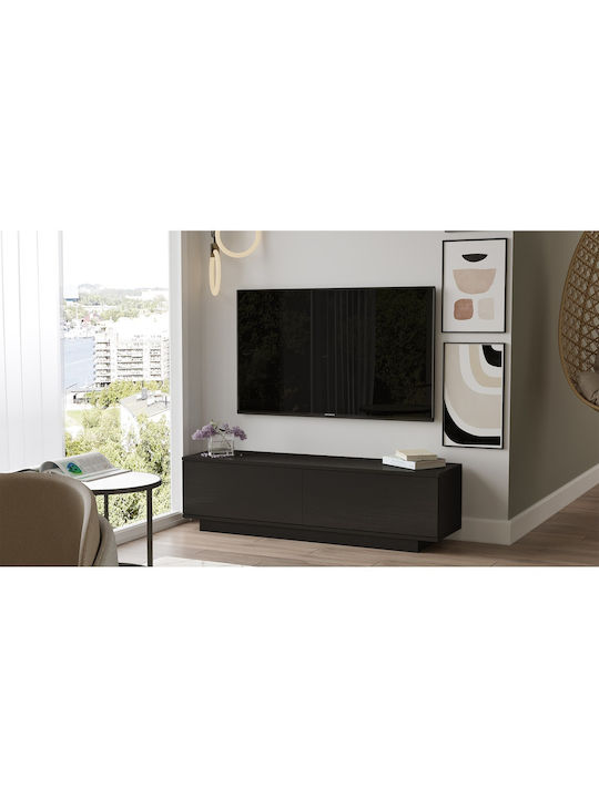 TV-Ständer Brent Schwarz M140xP35.5xH38.2cm