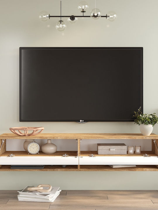 TV Stand Solva Pine L140xW31.6xH29.6cm