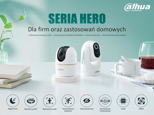 Dahua IP Κάμερα Παρακολούθησης Wi-Fi Full HD+ 5MP με Αμφίδρομη Επικοινωνία και Φακό 3.6mm