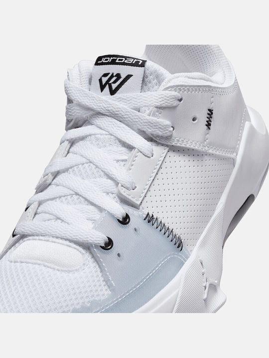 One Take 5 (Gs) Kids Sports Shoes Basketball with Laces White / Black