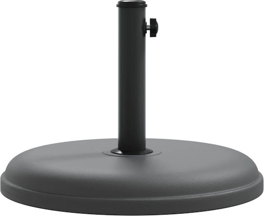 vidaXL Stand de umbrelă din Plastic Gri 32x32cm