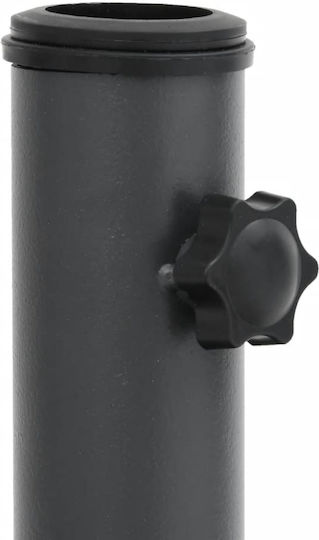 vidaXL Stand de umbrelă din Plastic Gri 32x32cm