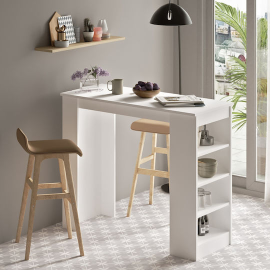 Brockley Bar White 120x51.6x101.8cm