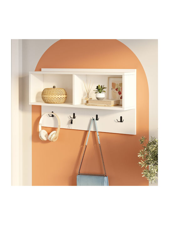 Dalston Entry Furniture with Hanger White 92x18.8x51cm