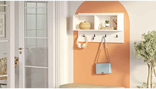 Dalston Entry Furniture with Hanger White 92x18.8x51cm