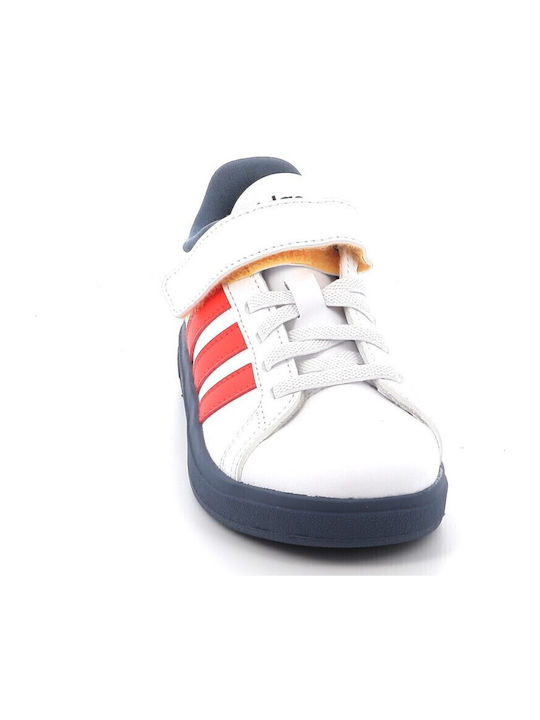 Grand Court GRAND COURT Mickey Kids Sneakers with Scratch White