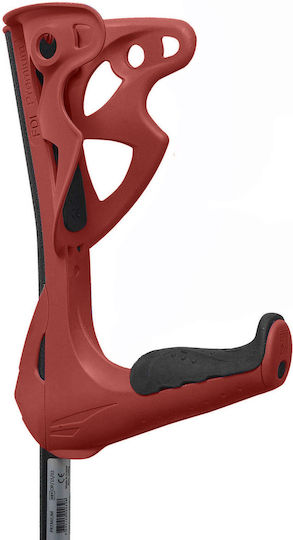 FDI Forearm Crutches Premium Βακτηρία Αγκώνα Κόκκινο 1407204