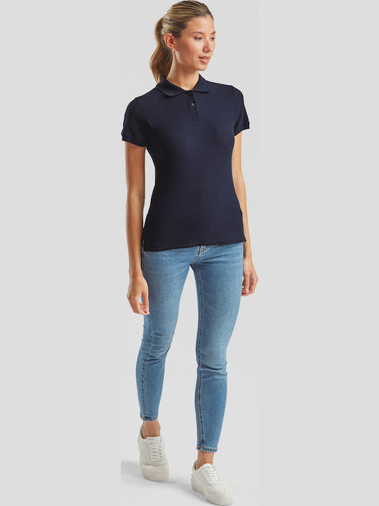 Fruit of the Loom Γυναικείο Διαφημιστικό T-shirt Κοντομάνικο Deep Navy