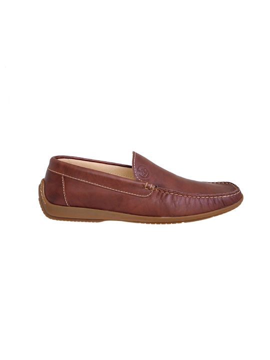 Commanchero Original Men's Leather Loafers Brown