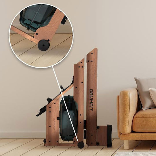 Cecotec Drumfit Rower Οικιακή Κωπηλατική Νερού για Χρήστη έως 135kg