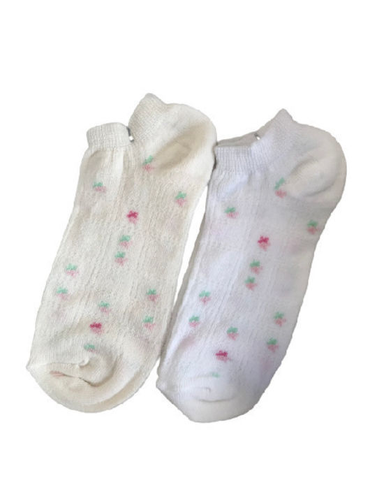 Nina Club Kids' Socks White with Pink