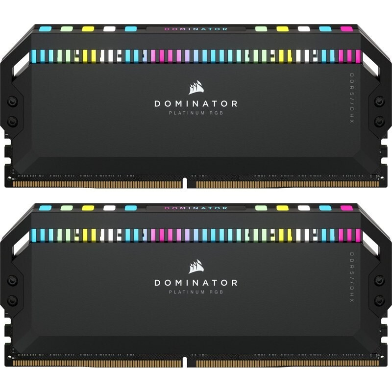 RAM DDR5 64GB RGB Platinum Dominator Corsair 64GB RGB DOMINATOR DDR5-6000MHz CORSAIR メモリー cu (2x32GB module 2 メモリー