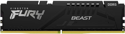 Kingston Fury Beast 128GB DDR5 RAM με 4 Modules (4x32GB) και Ταχύτητα 5600 για Desktop