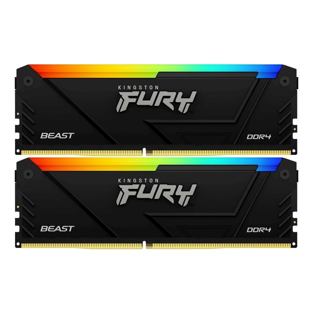 Kingston Fury Beast 16GB DDR4 RAM cu 2 module (2x8GB) și Viteză