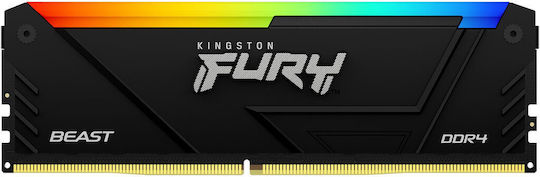 Kingston Fury Beast 32GB DDR4 RAM with 2 Modules (2x16GB) and 3600 Speed for Desktop