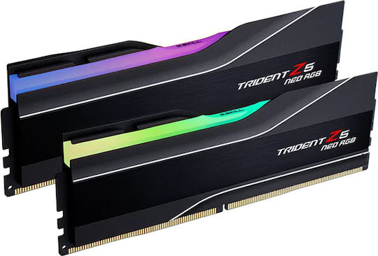G.Skill Trident Z5 Neo RGB DDR5 96GB RAM με 2x48GB Modules και Ταχύτητα 5600 για Desktop