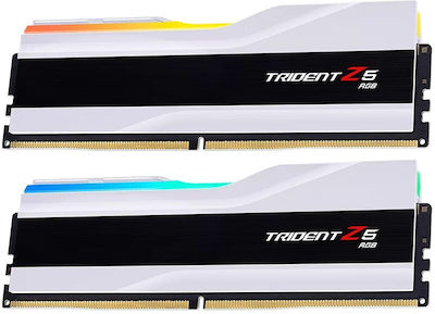 G.Skill Trident Z5 RGB 48GB DDR5 RAM με 2 Modules (2x24GB) και Ταχύτητα 8000 για Desktop