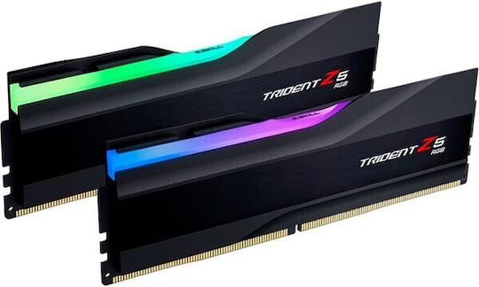 G.Skill Trident Z5 RGB 96GB DDR5 RAM с 2 модула (2x48GB) и Скорост 5600 за Настолен Компютър