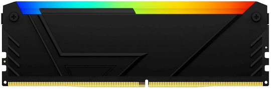 Kingston Fury Beast RGB DDR4 with Module 1x8GB and Speed 3600 for Desktop