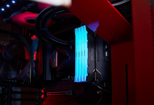 Kingston Fury Renegade Rgb DDR4 με Module 1x16GB και Ταχύτητα 3600 για Desktop
