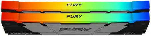 Kingston Fury Renegade Rgb 16GB DDR4 RAM cu 2 module (2x8GB) și Viteză 3600 pentru Desktop
