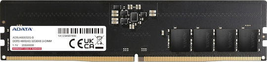 Adata DDR5 με Module 1x32GB και Ταχύτητα 4800 για Desktop