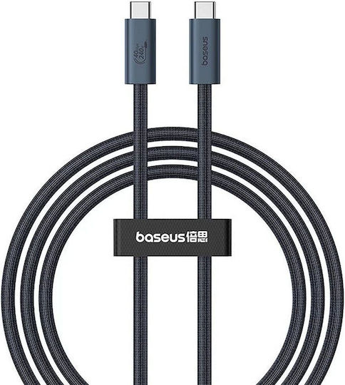 Baseus Flash Series 2 USB 4 Video Cable USB-C Male - USB-C 240W PD Black 1m P10311803111-00