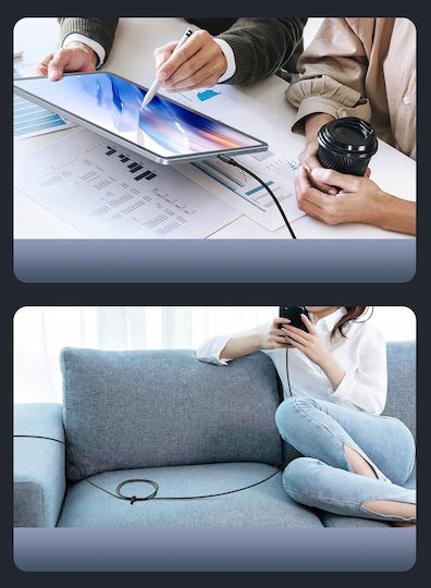 Mcdodo USB 3.0 Cable USB-C male - USB-C 240W PD Μαύρο 2m CA-3681