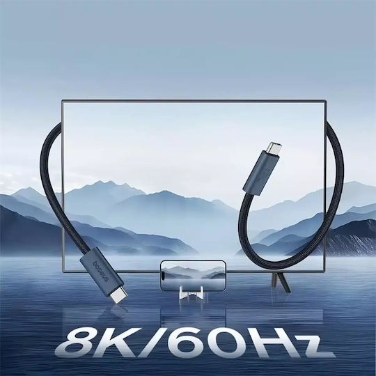 Baseus Flash Series 2 USB 4 Video Cable USB-C Male - USB-C 240W PD Black 1m P10311803111-00