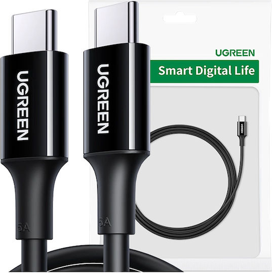 Ugreen US300 USB 2.0 Cable USB-C Male - USB-C 100W Black 2m 80372