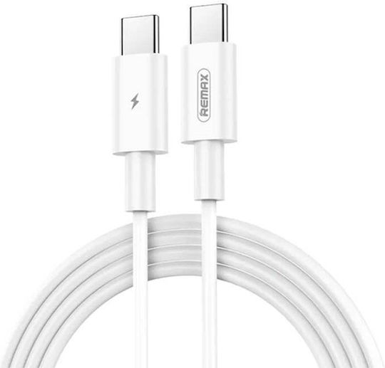 Remax RC-175c USB 2.0 Kabel USB-C männlich - USB-C 100W Weiß 1m