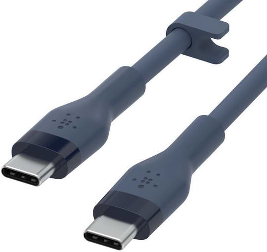 Belkin Boostcharge Flex USB 2.0 Cable USB-C male - USB-C 60W Blue 2m (CAB009bt2MBL)